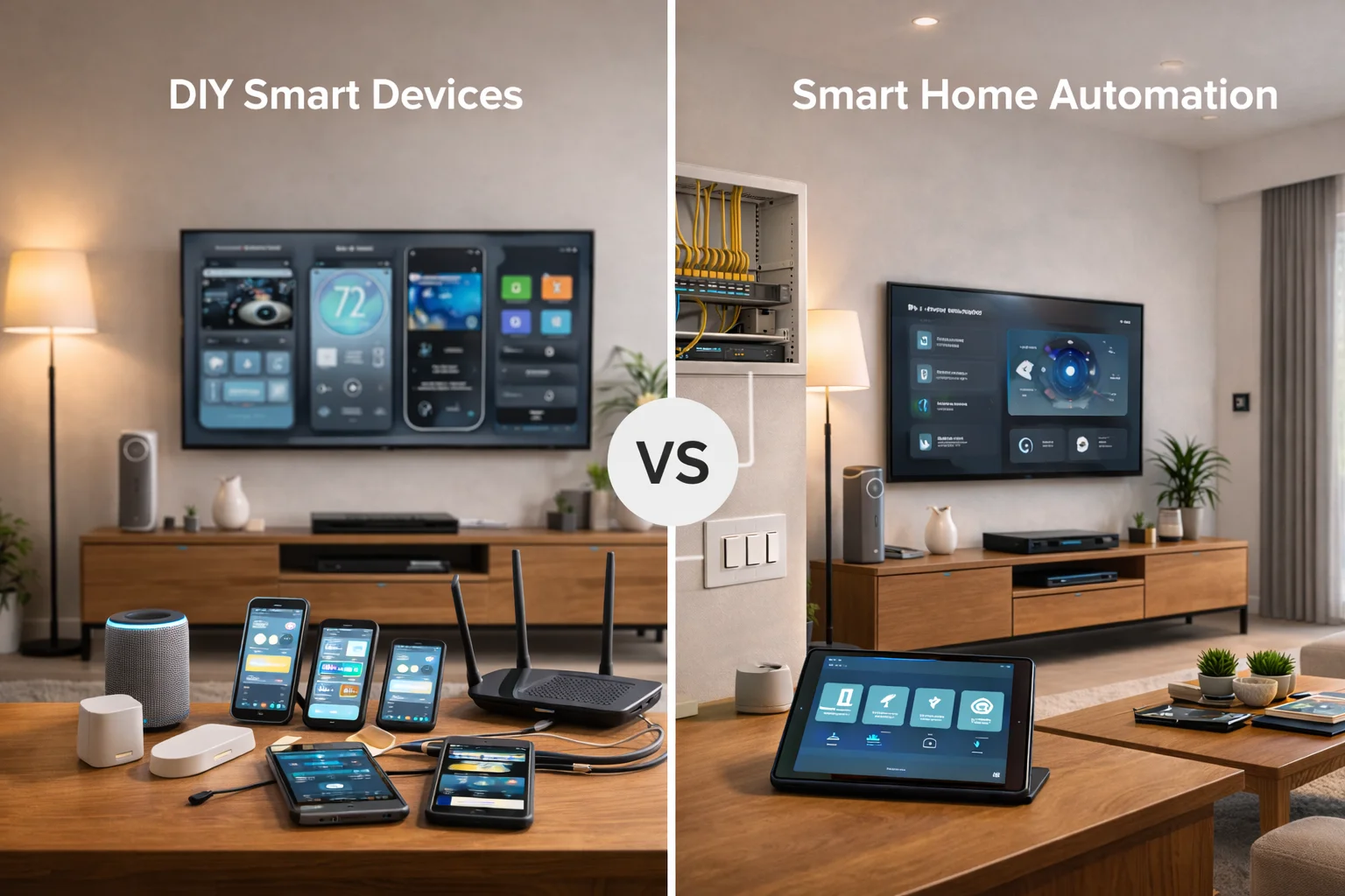Smart Home Automation vs DIY Smart Devices: What’s the Real Difference?